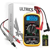 ULTRICS Multimetro Digital Profesional- Voltímetro Amperímetro Ohmímetro Probador Voltaje Continuidad- Medidor Corriente…